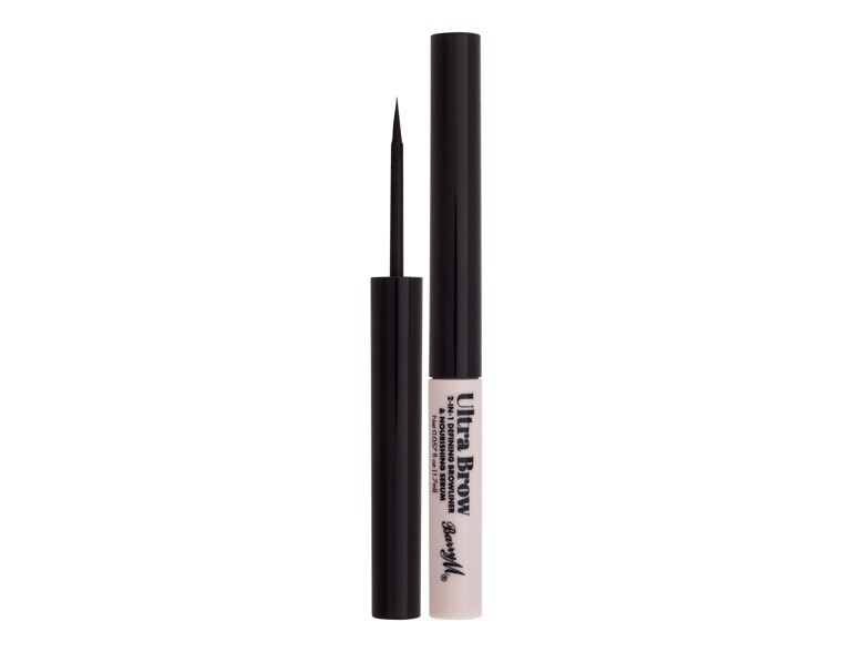 Augenbrauenstift  Barry M Ultra Brow 2-in-1 Defining Browliner & Nourishing Serum 1,7 ml Black