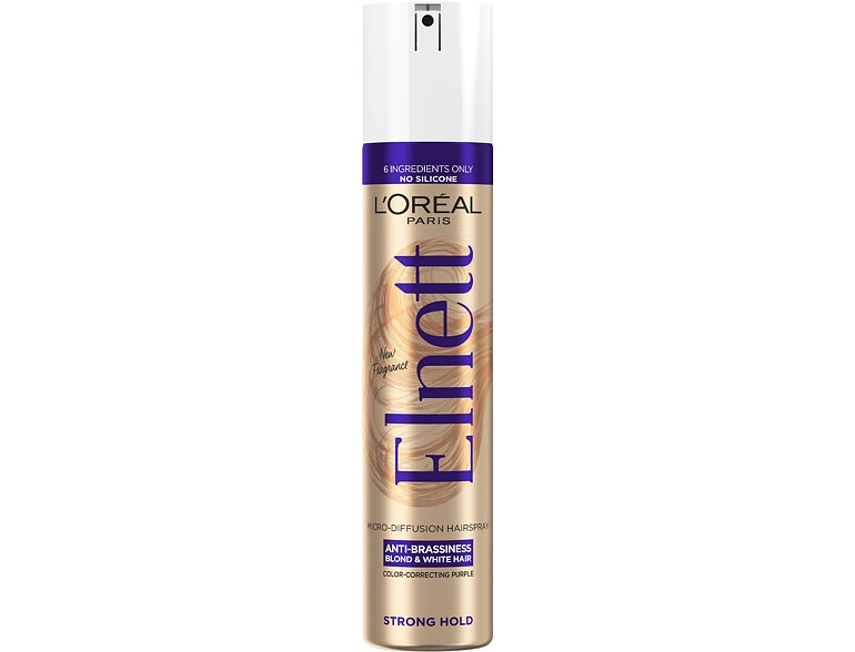 Haarspray  L'Oréal Paris Elnett Micro-Diffusion Hairspray Anti-Brassiness 300 ml