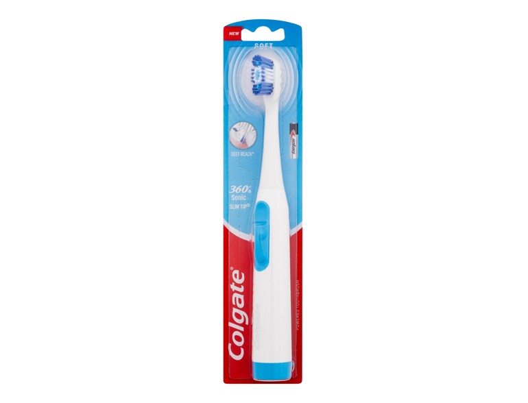 Schallzahnbürste Colgate 360 Sonic Slim Tip Battery Powered Soft 1 St.