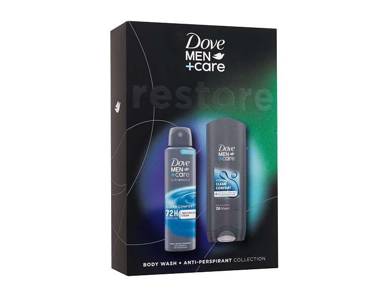 Duschgel Dove Men + Care Clean Comfort 250 ml Beschädigte Schachtel Sets