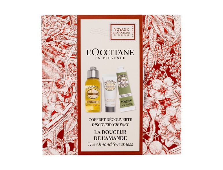 Duschöl L'Occitane Almond (Amande) Discovery Gift Set 75 ml Sets