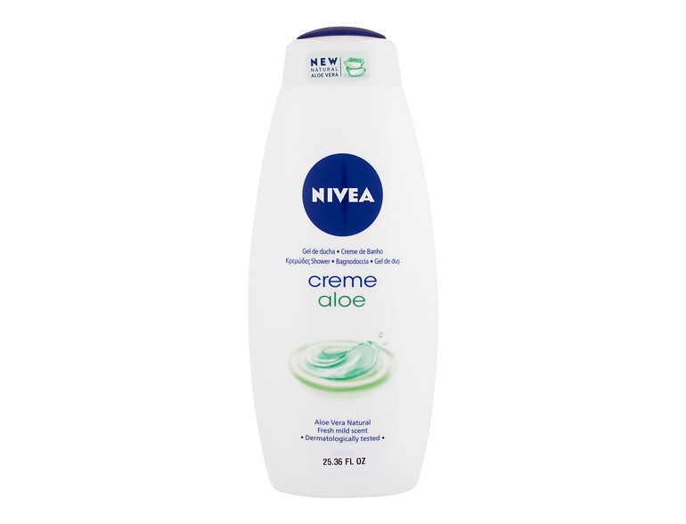 Duschgel Nivea Creme Aloe 750 ml Beschädigtes Flakon