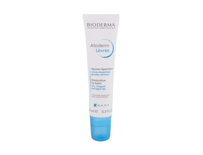 Balsamo per le labbra BIODERMA Atoderm Lèvres 15 ml scatola danneggiata