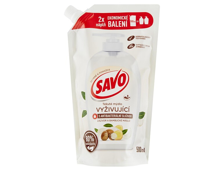 Flüssigseife Savo Ginger & Shea Butter Nourishing Liquid Handwash Nachfüllung 500 ml