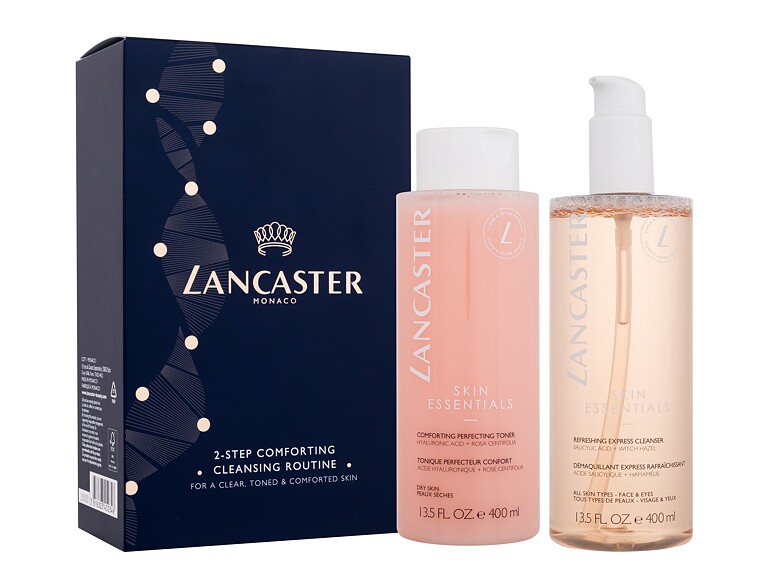 Acqua detergente e tonico Lancaster Skin Essentials 2-Step Comforting Cleansing Routine 400 ml scato