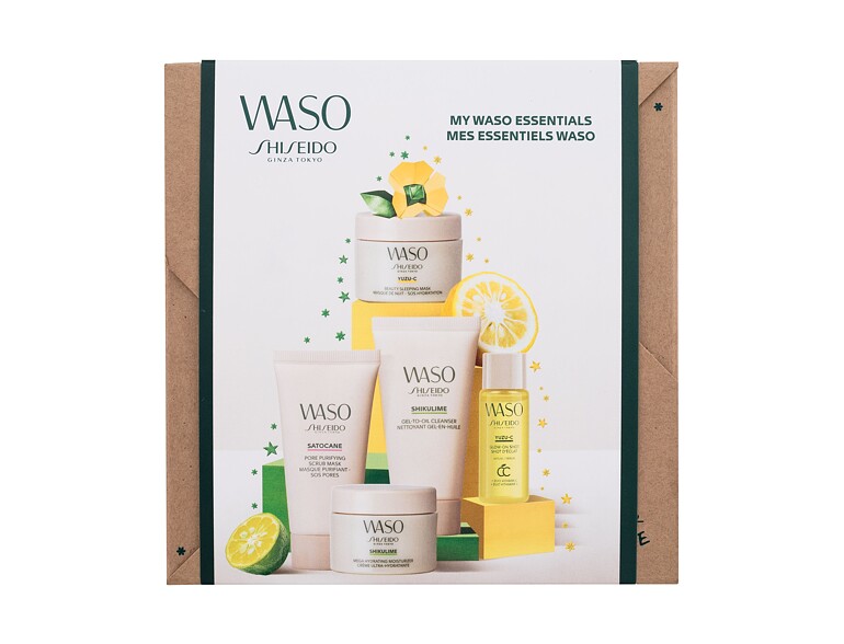 Reinigungsgel Shiseido Waso My Waso Essentials 30 ml Beschädigte Schachtel Sets