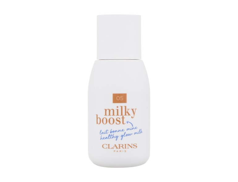 Foundation Clarins Milky Boost 50 ml 05 Milky Sandalwood Beschädigte Schachtel