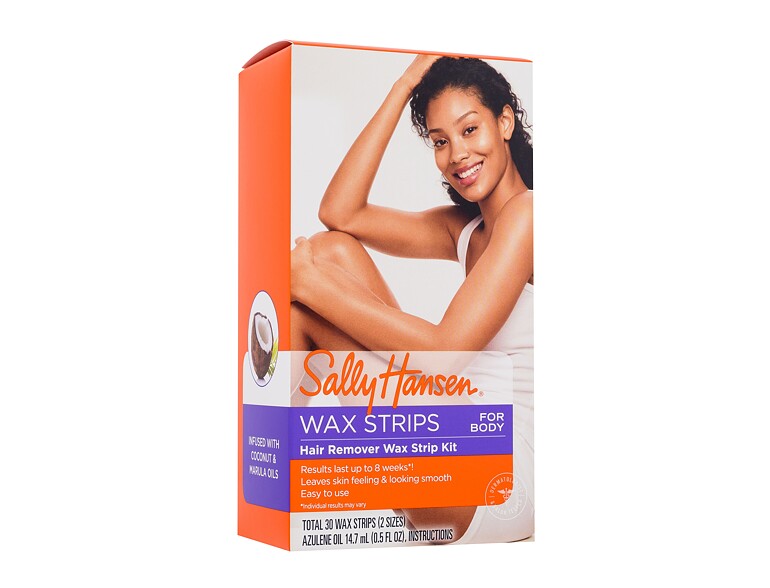 Depilationspräparat Sally Hansen Wax Hair Remover Wax Strip Kit For Body 30 St.