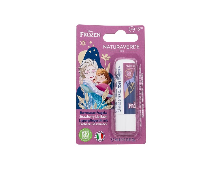 Lippenbalsam Naturaverde Disney Frozen Strawberry Lip Balm 5,7 ml