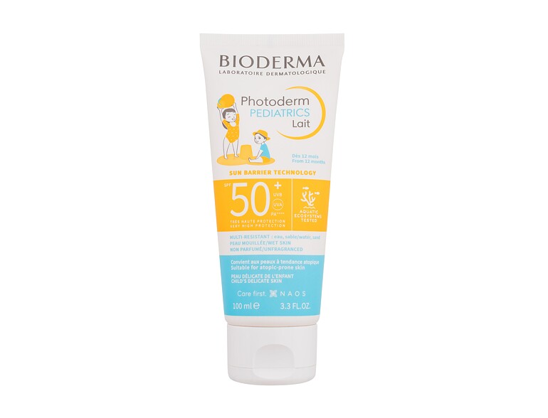 Sonnenschutz BIODERMA Photoderm Pediatrics Lait SPF50+ 100 ml