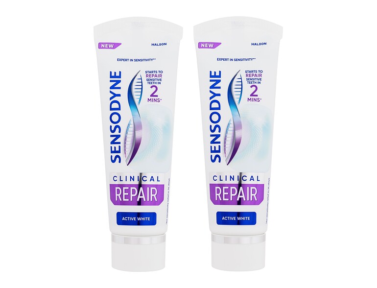 Zahnpasta  Sensodyne Clinical Repair Active White Duo 2x75 ml