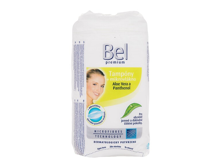 Abschminkpads Bel Premium Pads + Microfibres Aloe Vera and Panthenol 45 St.