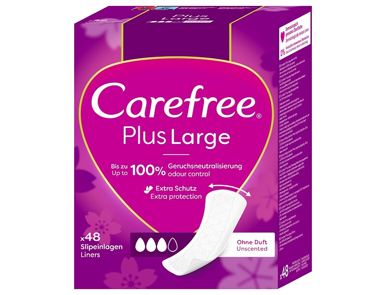 Slipeinlage Carefree Plus Large Unscented 48 St.