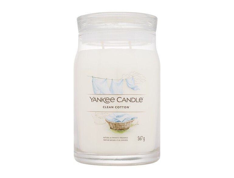 Duftkerze Yankee Candle Signature Clean Cotton 567 g