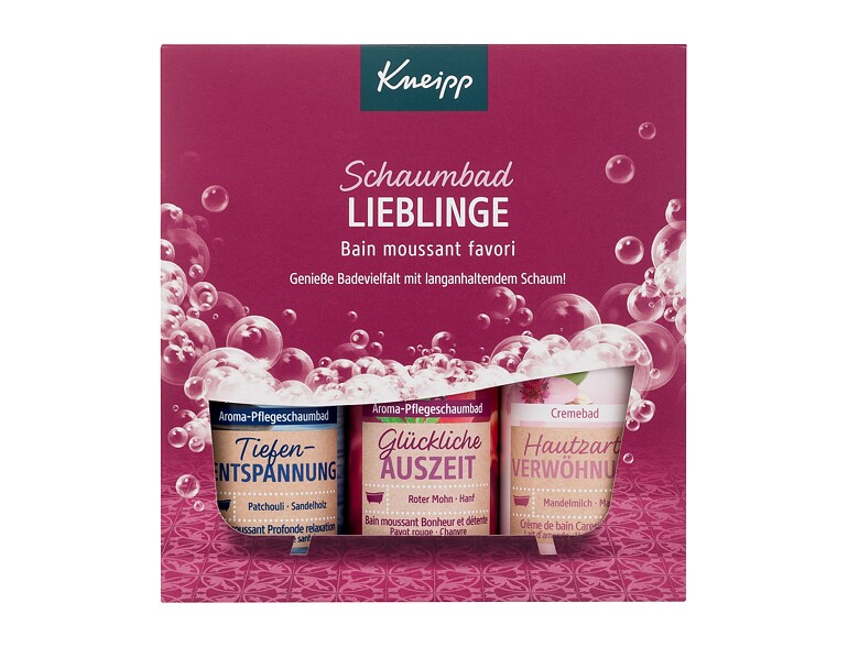 Badeschaum Kneipp Schaumbad Lieblinge 100 ml Sets