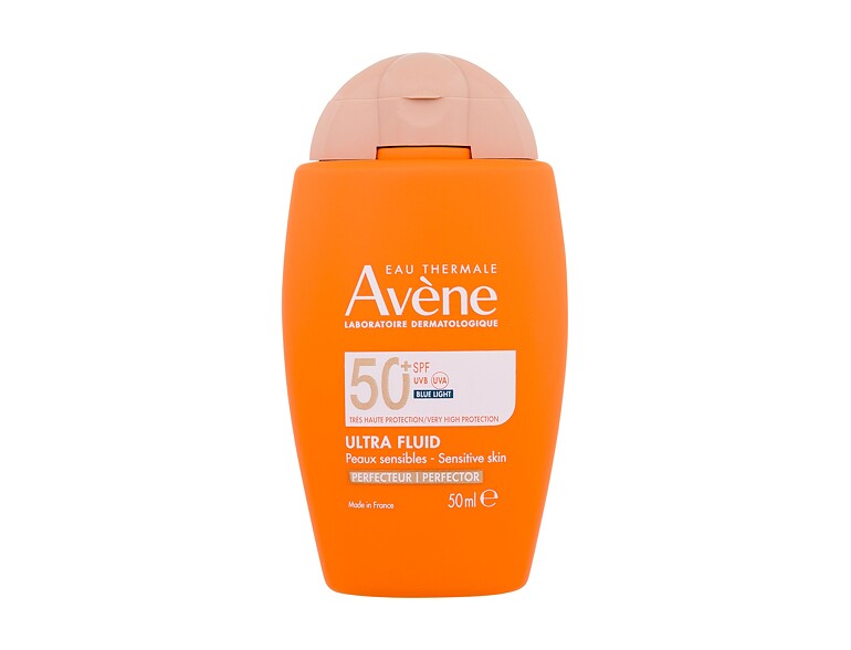 Sonnenschutz fürs Gesicht Avene Sun Ultra Fluid Perfector SPF50 50 ml Beschädigte Schachtel