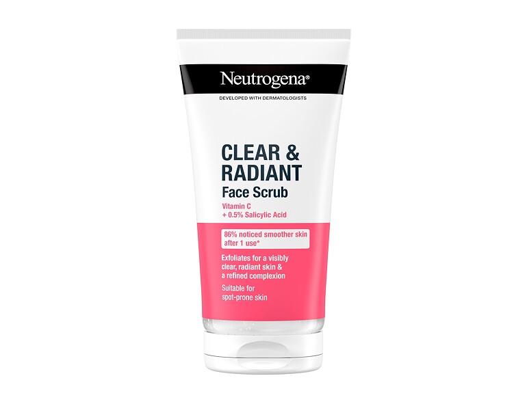 Peeling Neutrogena Clear & Radiant Face Scrub 150 ml