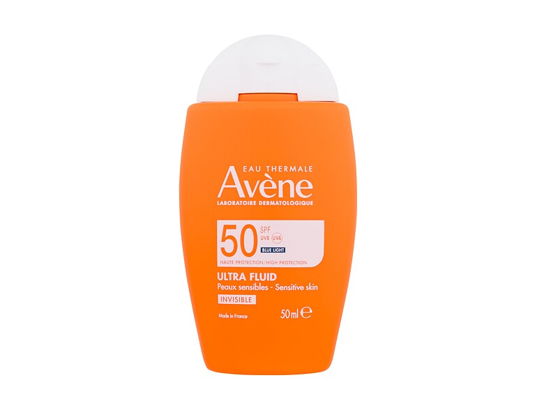 Sonnenschutz fürs Gesicht Avene Sun Ultra Fluid Invisible SPF50 50 ml Beschädigte Schachtel