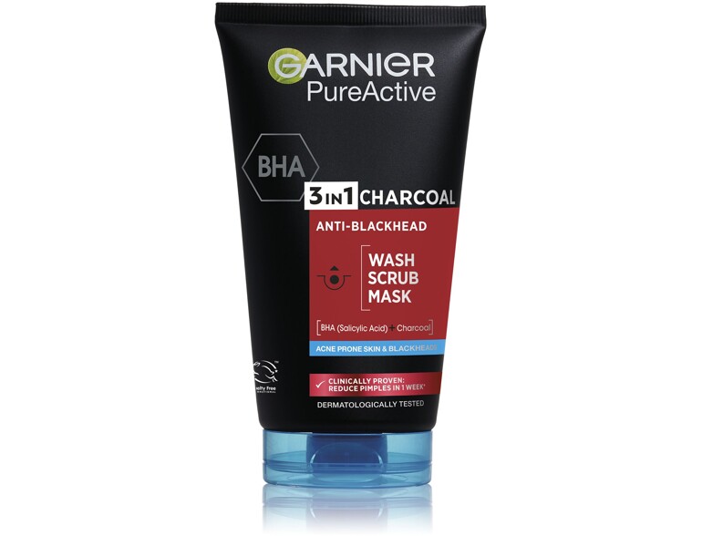 Gesichtsmaske Garnier Pure Active 3in1 Charcoal 150 ml