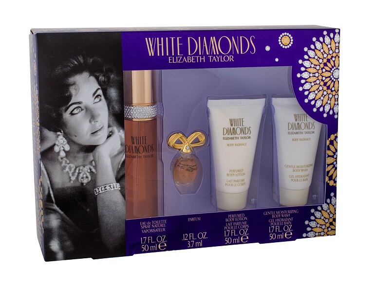 Eau de Toilette Elizabeth Taylor White Diamonds 50 ml Sets