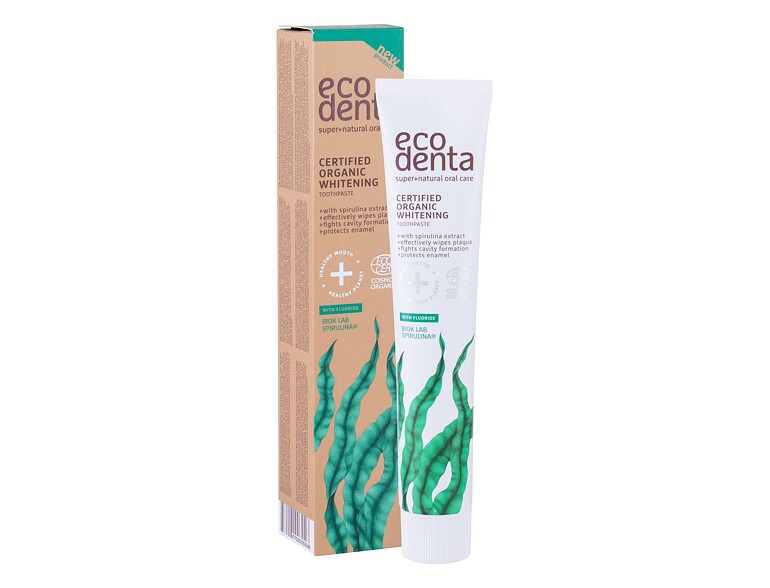 Zahnpasta  Ecodenta Organic Spirulina Whitening 75 ml Beschädigte Schachtel